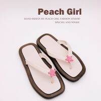 Peach Girl bump color diamond star trend pinches flip-flops beach sandals HD5238A04 holiday