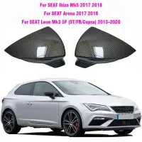 Tapa De Espejo Negro Brillante Para Seat Leon 5F MK3 ST Cupra 2013-2020, Ibiza MK5 Arona 2017-2018, Accesorios De Cubierta Lateral De Coche Coverta