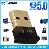 LccKaa USB Bluetooth 5.0 Adapter Audio Receiver 5.0 Wireless Bluetooth Receiver For File Receptor Dongle Laptop Earphone Speaker