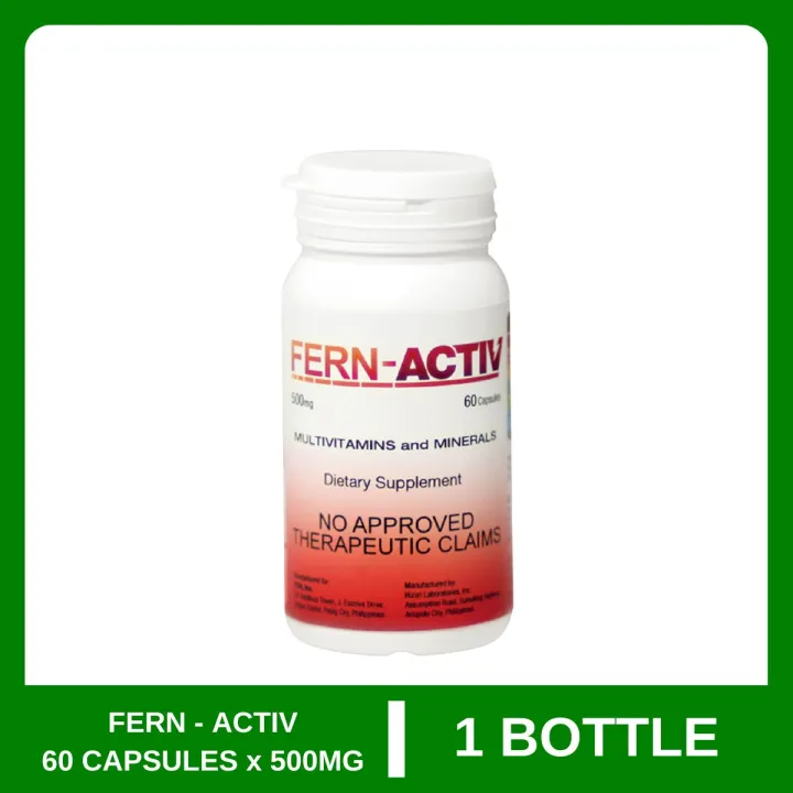 IFERN Fern Activ 60 Capsules 500mg 1 Bottle | Lazada PH