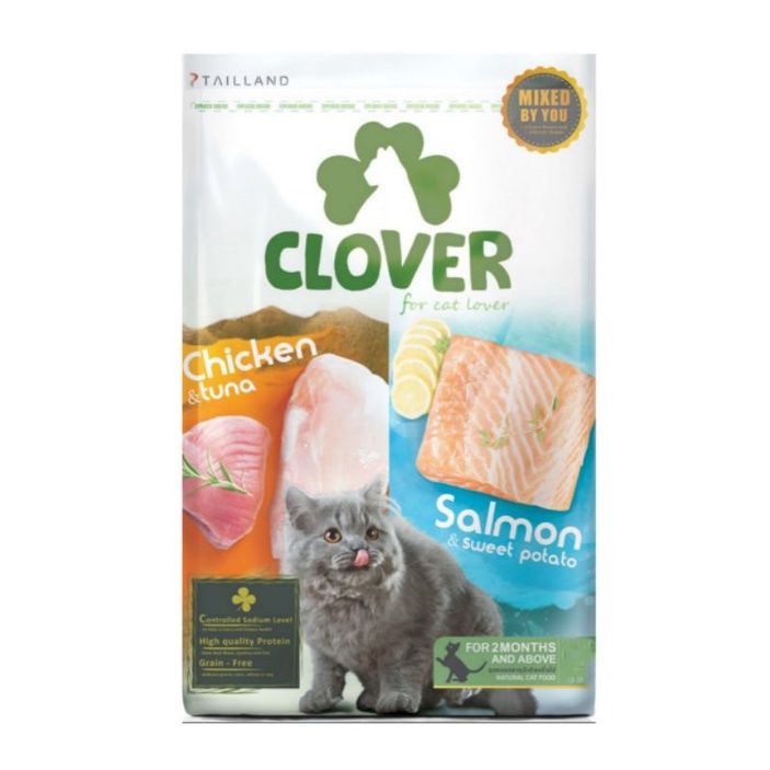 หมดกังวน-จัดส่งฟรี-clover-อาหารแมวอัลตร้าโฮลิสติกและเกรนฟรี-สูตรมิกซ์บายยู-สำหรับแมวทุกช่วงวัย-เก็บเงินปลายทาง