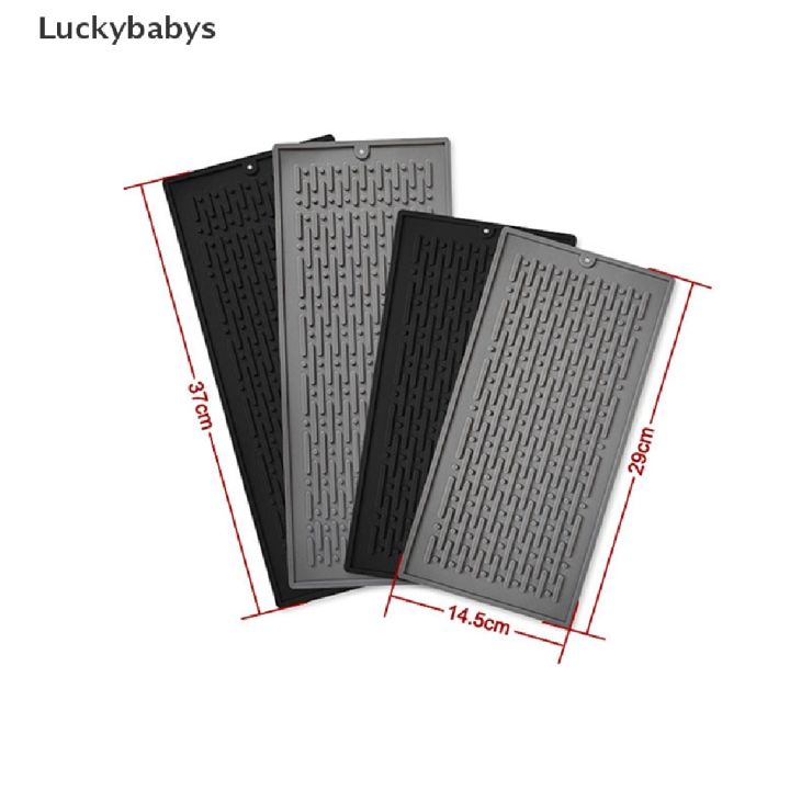 like-activities-luckybabys-ตัวกรองน้ำแผ่นระบายน้ำพรมเช็ดเท้าจานสี่เหลี่ยมแผ่นรองโต๊ะซิลิโคนที่ทนทานขายดี