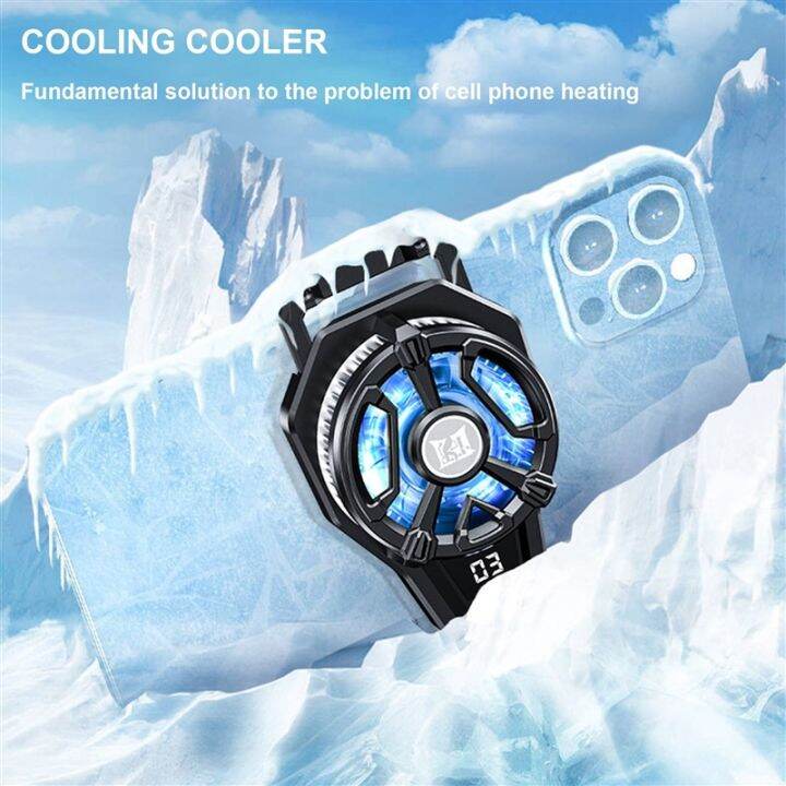 n7-silent-universal-mobile-phone-cooler-fan-portable-phone-radiator-case-game-cool-heat-sink-cooling-led-digital-display-type-c