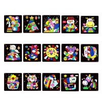 Activity Center Art &amp; Crafts Transfer Painting Sticker Interactive Drawing Kit H9EF