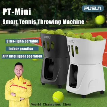 Lawn tennis outlet ball throwing machine