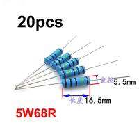 20pcs 68 ohm 5W 68R Metal film resistor