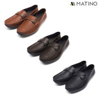 MATINO SHOES รองเท้าชายหนังแท้ รุ่น MC/S 2203 BLACK/BROWN