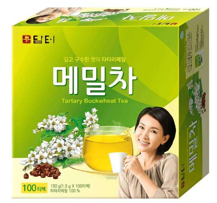 damtuh-ชาทาร์ทารีบัควีท-ชาดั่งเดิมของเกาหลี-150g-1-5x100ซอง-korean-traditional-tartary-buckwheat-tea