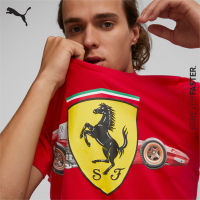 PUMA AUTO - เสื้อยืดผู้ชาย Scuderia Ferrari Shield สีแดง - APP - 53585102