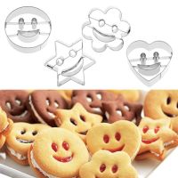 4 Piece Stainless Steel Cookie Cutter Biscuit Mold Fondant Cake Mould Sugar Baking Tools