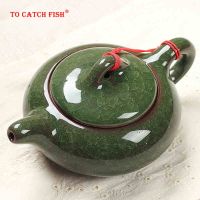 Chinese Traditional Ice crack glaze Tea pot Elegant Design Tea Sets Service China Red teapot Creative Gifts