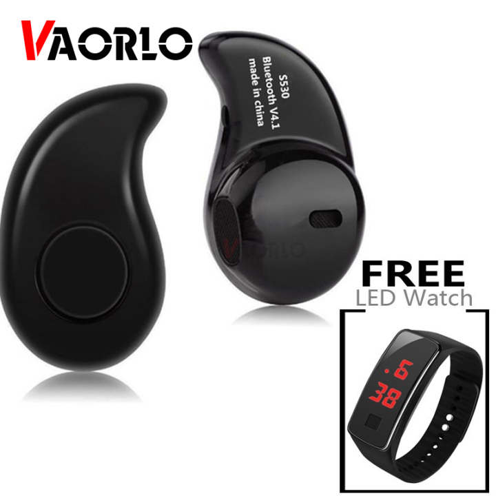 vaorlo s650 mini wireless bluetooth earphone bass earphones with microphone