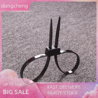 dongcheng สายรัดข้อมือพลาสติกไนลอนแบบใช้แล้วทิ้งมีซิปแบบผูกกุญแจมือมีความเหนียวสายกุญแจมือใช้ความปลอดภัยสาธารณะสำหรับงานสวน