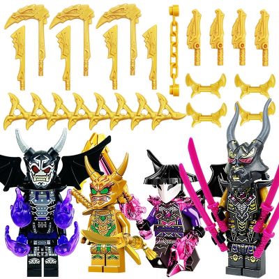 New Product Season 16 Crystal King Garmandu Lloyd Figure Phantom Ninja Little Doll Lego Assembled Building Blocks 【AUG】