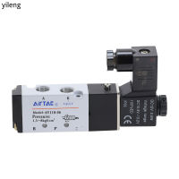 Airtac วาล์วโซลินอยด์ 4V110-06 5 ทาง 2 ตําแหน่ง 1 / 8 นิ้ว Dc 24 V Dc 12V Ac 110 V Ac220V พร้อม 4 มม . 8 มม.