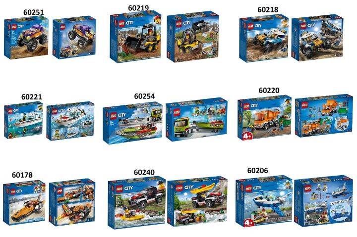Lego - City - Tuyển Tập Xe - Thuyền - Máy Bay | Lazada.Vn