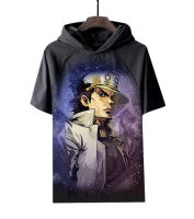 JoJo S Bizarre Adventure ผู้ชายเสื้อยืดผู้หญิงฤดูร้อนแขนสั้น Hoodie วัยรุ่นน่ารักใหม่อะนิเมะเสื้อยืดพิมพ์3DHQ3