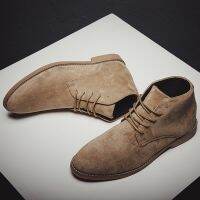 New Suede Leather Men Shoes Formal Up Business Oxfords