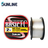 SUNLINE Basic FC Fluorocarbon Line 300225 Meters 2-20LB Fluorocarbon or Carbon Fiber Imported Wire Leader Line Fishing Line