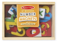 [37ชิ้น] รุ่น 449 แม่เหล็กตัวเลข &amp; เครื่องหมายคณิต Melissa &amp; Doug Magnetic Wooden Number รีวิวดีใน Amazon USA แม่เหล็กทั้งตัว 20 ชิ้น ติดตู้เย็น ติดกระดาน อย่างดี