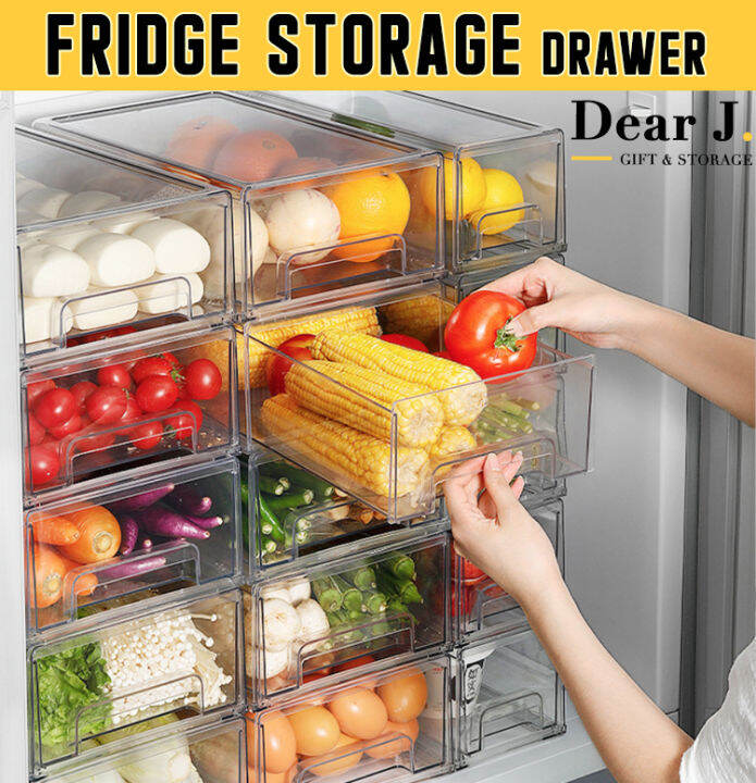 stackable freezer organizer