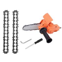 4 Inch Portable Electric Drill Electric Chain Saw Adapter Conversion Head for Electric Drills Woodworking Tools