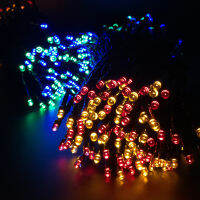 32m Rope Lights Romantic Solar Powered Starry Fairy Lights Dwaterproof Outdoor Water Rope Lights For Home Garden Christmas Party