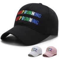 New hat mens KEEPRUNNING baseball cap autumn and winter peaked outdoor sunshade sunscreen