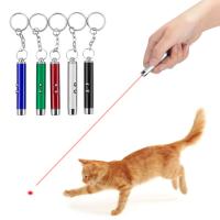 Pet Cat Toy Red Cat Dog Fun Pointer Red Light Cat Pet Toys Chase Training 2-In-1 LED Pointer LED Training Torch Cat Accessories