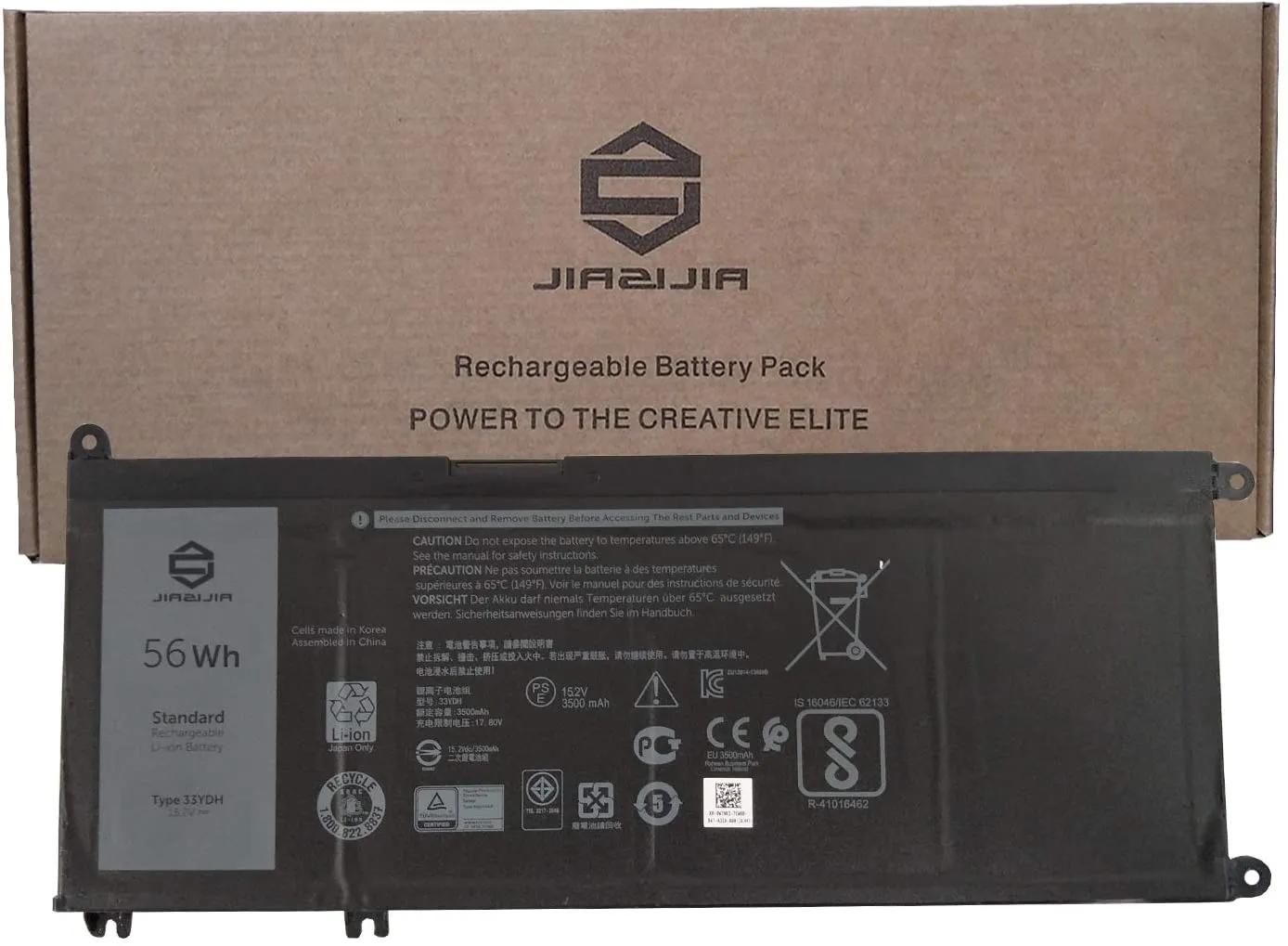 JIAZIJIA 33YDH Laptop Battery Replacement for Dell Inspiron 7577 7773 7778 7779 7786 G3 3579 3779 G5 5587 G7 7588 Latitude 3590 Vostro 7570 7580 Series PVHT1 99NF2 56Wh 3500mAh | Lazada PH JIAZIJIA 33YDH Laptop Battery Replacement for Dell Inspiron 7577 7773 7778 7779 7786 G3 3579 3779 G5 5587 G7 7588 Latitude 3590 Vostro 7570 7580 Series PVHT1 99NF2 56Wh 3500mAh | Lazada PH