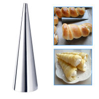 Dream Hunter 10Pcs Croissants Molds Conical Stainless Steel Danish Large Spiral Tube Croissant Baking Tool Croissant Mold Cream Horn Mould