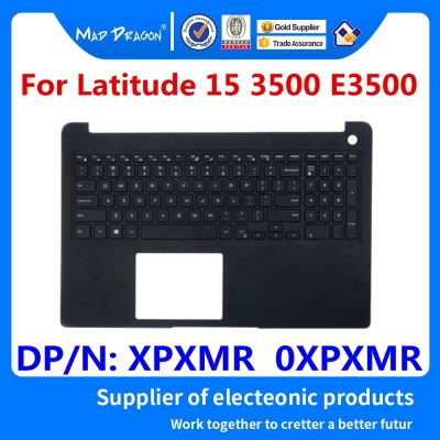 brand new New Original Palmrest Top Cover Upper Case with US W/N Backlight Keyboard For Dell Latitude 15 3500 0XPXMR XPXMR HV8G2 Black