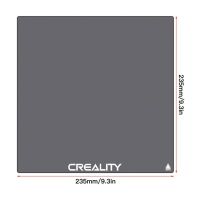 เตียงกระจกเทมเปอร์ Creality สำหรับ3d ชิ้นส่วนเครื่องพิมพ์แผ่นความร้อนสำหรับพื้นผิว3ขนาดพร้อมคลิปแก้ว4มม. อัลตร้า