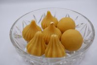 Milk Ladoo and Milk Modak. Sweets for Gods.