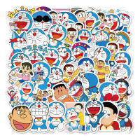 สติกเกอร์รูปแมวเครื่อง Doraemon AAA50กระเป๋าสเก็ตบอร์ดคอมพิวเตอร์ถ้วยน้ำโทรศัพท์มือถือสติกเกอร์ตกแต่งกันน้ำ