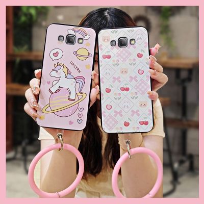 dust-proof funny Phone Case For Samsung Galaxy A8/SM-A800F luxurious personality creative liquid silicone trend The New