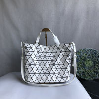 【HOT SALE】Diamond Diagonal Bag Geometric One-shoulder Crystal Tote Bag Womens Matte Fashion Large-capacity Wandering Bag