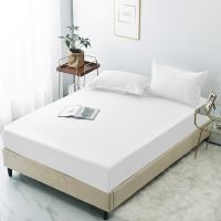 【jw】♧▤  Capa de colchão monocromática com elástico fronhas cama quatro cantos branco 100x200 140x200 150x200 180x200 1PC