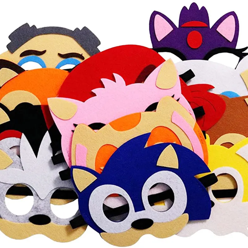 Sonic The Hedgehog Cartoon Mask, Jogo Circundante, Kawaii