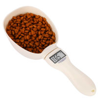 2021800g 250ml Pet Food Scale Cup Dog Cat Feeding Bowl Kitchen Scale Spoon Measuring Scoop Cup Portable with LED Display Dog Feeder