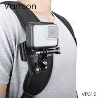 【In Stock】 hhctty Vamson สำหรับ Gopro9หมุนกลับคลิปกระเป๋าเป้สะพายหลังการติดตั้งอุปกรณ์เสริมสำหรับ Hero 10 9 8 7 6 5สำหรับ4K VP512