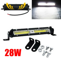 ไฟ LED ทำงาน12V 24V Off Road LED Bar Spot Flood Light 6500K Strip Light สำหรับรถบรรทุก4X4 UAZ 4WD A LED รถขับรถหมอก