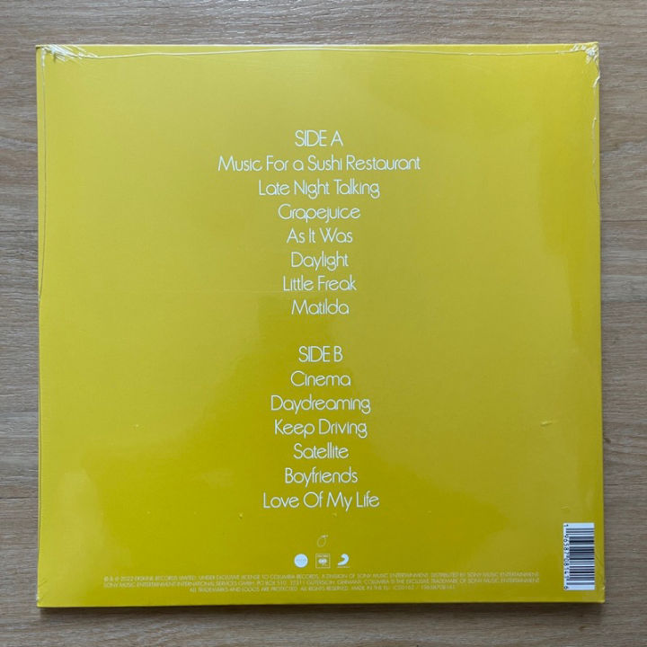 แผ่นเสียง-harry-styles-harry-s-house-limited-edition-yellow-translucent-vinyl-lp-album-แผ่นเสียง-มือหนึ่ง-ซีล