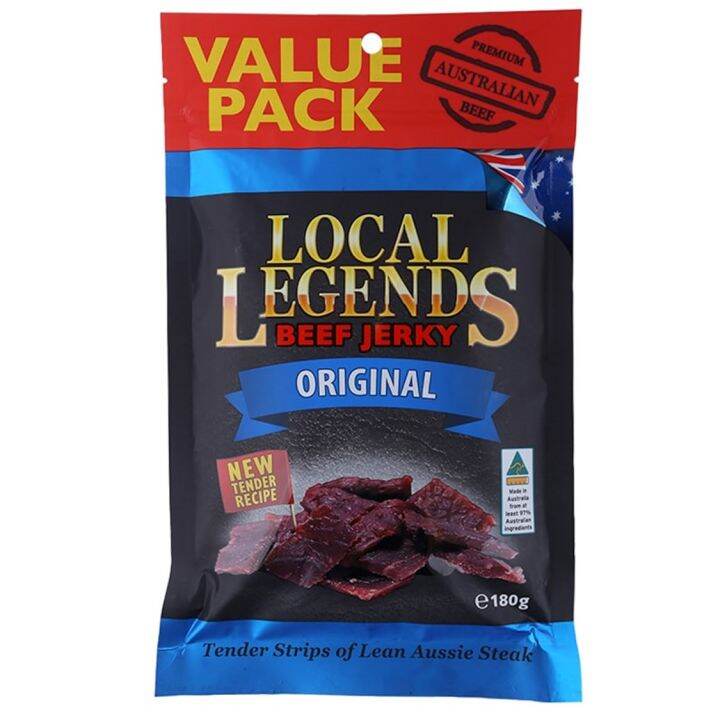 Local Legends Beef Jerky Original โลคอล เลเจน เนื้ออบ ออริจินอล 180g