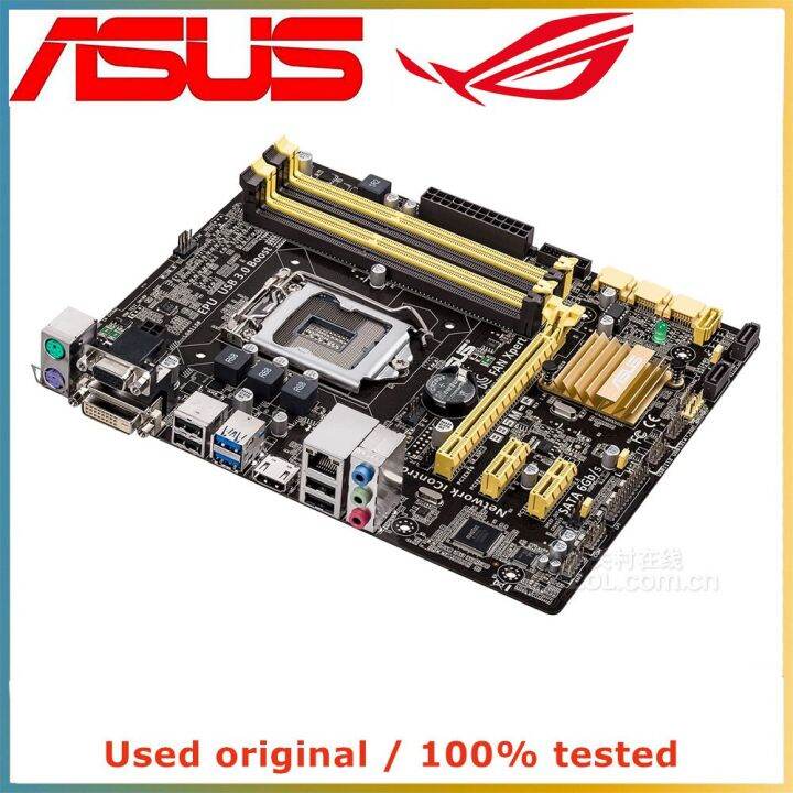 สำหรับ-asus-b85m-g-แผงวงจรคอมพิวเตอร์-lga-1150-ddr3-32กรัมสำหรับ-intel-b85เดสก์ท็อปเมนบอร์ด-sata-iii-pci-e-3-0-x16