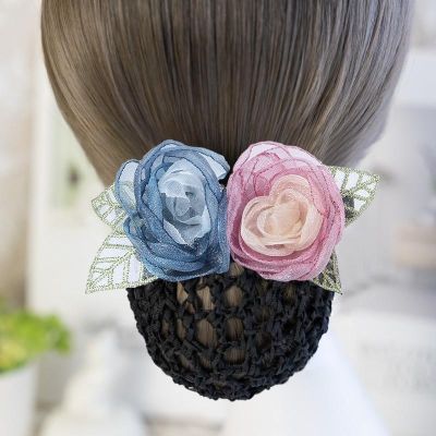 Korean version of camellia hair accessories hotel nurse temperament elegant professional hair clip exquisite jewelry