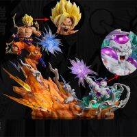 หุ่นแอ็กชันฟิกเกอร์ PVC,หุ่นลูกชายโกคุฟรีซเซอร์ดราก้อนบอลกับ Frieza กับ Buu แบบจำลองพระเยซูของเล่นของตกแต่งของขวัญ