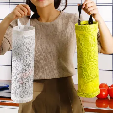 Kitchen Grocery Bag Holder plastic bag dispenser Wall Mounted Rubbish