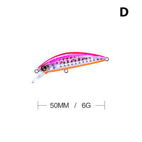 Sanba เหยื่อตกปลา5ซม. 6G ฮาร์ดคอร์ LG Heavy Minnow 50S Wobbler Sinking เหยื่อแข็ง