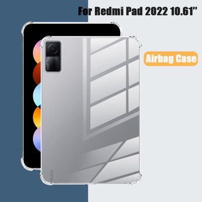 【DT】 hot  Clear TPU Case For Xiaomi Redmi Pad 10.61 inch 2022 With Shockproof Protective Corners Thin Soft Transparent Protective Case